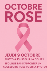 Affiche Octobre Rose